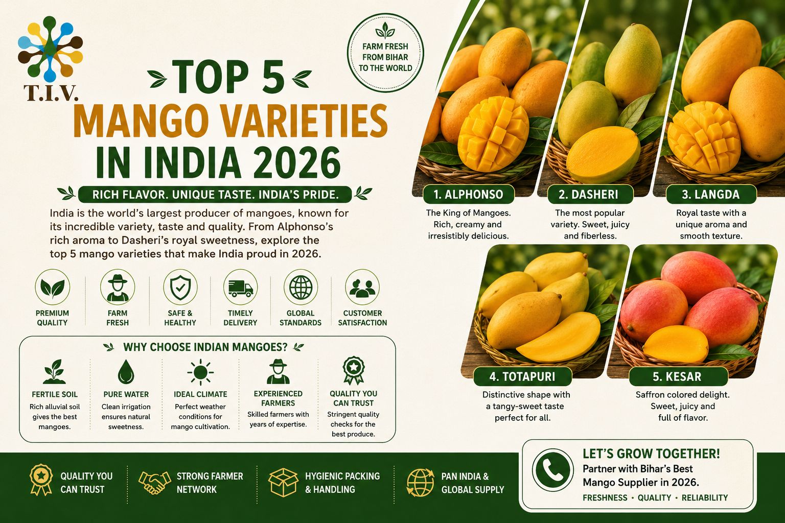 Top 5 Mango Varieties in India 2026